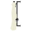 Wall-mounted Parasol with LEDs and Metal Pole 118.1" Sand