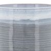 CERAMIC 8" PLANTER ON STAND, BLUE FADE