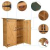 Fir Wood Shed Garden Storage Shed Wood Color & Green