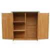 Fir Wood Shed Garden Storage Shed Wood Color & Green