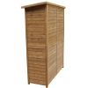 Fir Wood Shed Garden Storage Shed Wood Color & Green