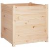 Garden Planters 2 pcs 23.6"x23.6"x23.6" Solid Wood Pine