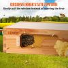 Bee Hive, 10-Frame Complete Beehive Kit, 100% Beeswax Natural Wood, Includes 1 Medium Box with 10 Wooden Frames and Waxed Foundations, for Begin