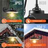 Solar Barn Light, 3 Lighting Modes & Motion Sensor, Dusk to Dawn Outdoor Wall Sconces, Exterior Farmhouse Gooseneck Lights, Wall Mount, IP65 Wat