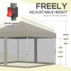 10' x 10' Pop Up Canopy Tent-Beige