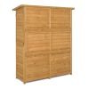 Fir Wood Shed Garden Storage Shed Wood Color & Green