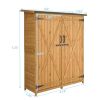 Fir Wood Shed Garden Storage Shed Wood Color & Green
