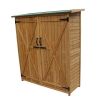 Fir Wood Shed Garden Storage Shed Wood Color & Green