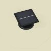 Wall-mounted Parasol with LEDs and Metal Pole 118.1" Sand