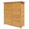 Fir Wood Shed Garden Storage Shed Wood Color & Green