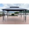 13x10 Outdoor Patio Gazebo Canopy Tent With Ventilated Double Roof And Mosquito net(Detachable Mesh Screen On All Sides),Suitable for Lawn, Garden, Ba