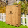 Fir Wood Shed Garden Storage Shed Wood Color & Green