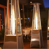 Outdoor quadrilateral tower gas heater. (indoor household, outdoor wedding, hotel, sports field, station pavilion, garden, restaurant, pedest