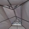 13x10 Outdoor Patio Gazebo Canopy Tent With Ventilated Double Roof And Mosquito net(Detachable Mesh Screen On All Sides),Suitable for Lawn, Garden, Ba