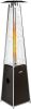 LEGACY HEATING Delta X5 Pyramid Patio Heater, 40,000BTU Outdoor Patio Heater, Quartz Glass Tube Propane Heaters for Patio with Wheels, Triple Protecti