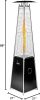 LEGACY HEATING Delta X5 Pyramid Patio Heater, 40,000BTU Outdoor Patio Heater, Quartz Glass Tube Propane Heaters for Patio with Wheels, Triple Protecti