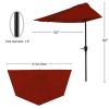 9' Half Round Patio Umbrella
